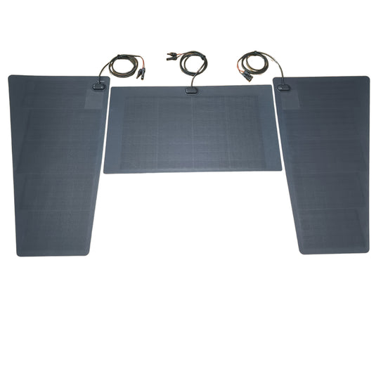 Hummer H2 Lensun 135W (3x45w) Hood/Bonnet Flexible Solar Panel-2