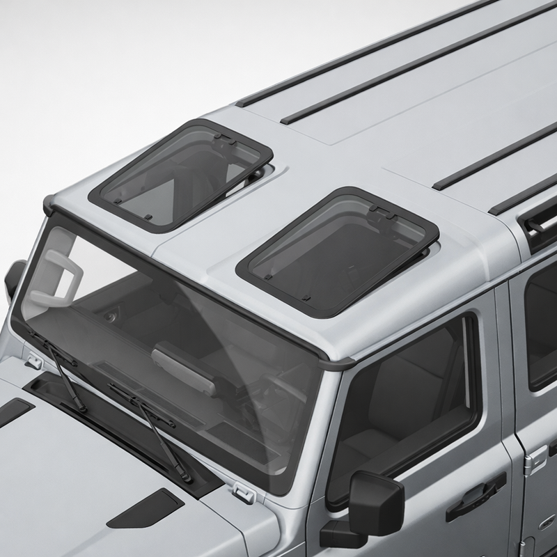 Load image into Gallery viewer, Ineos_Grenadier_Lensun_130W_Roof_Flexible_Solar_Panel
