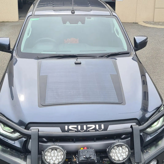 Isuzu D-Max (2012-2024) 100W Hood/ Bonnet Flexible Solar Panel-1