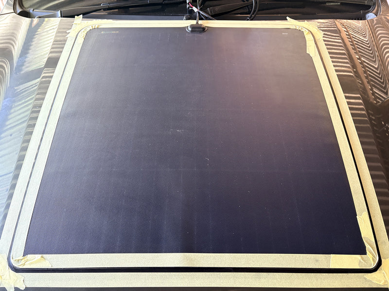 Load image into Gallery viewer, JAC_Shuailing_T8_Lensun_100W_Hood_Solar_Panel
