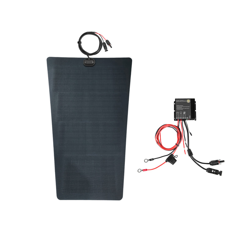 Load image into Gallery viewer, Jeep CJ-7 Lensun 40W 12V Hood/Bonnet Flexible Solar Panel
