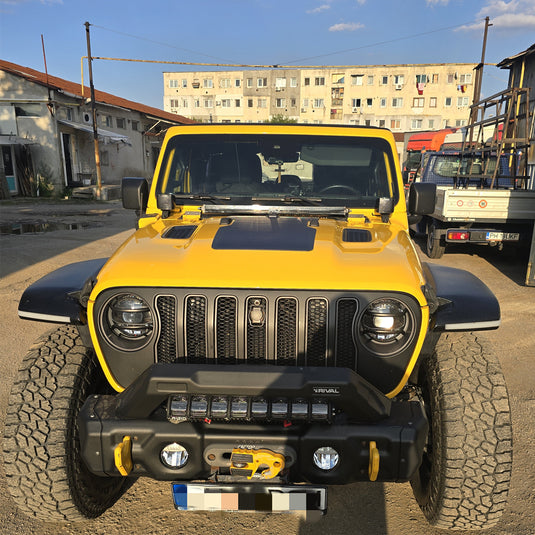 Jeep Wrangler JL Rubicon(2018-Present) Lensun 60W Hood/Bonnet Solar Panel