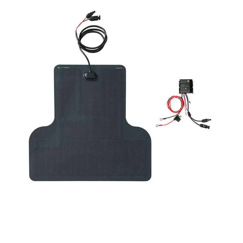 Load image into Gallery viewer, Jeep Gladiator JT Mojave, Wrangler Rubicon 392 Lensun 50W Hood Solar Panel
