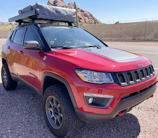 Jeep Compass 2nd Gen (2018-present) Lensun 65W Hood Flexible Solar Panel