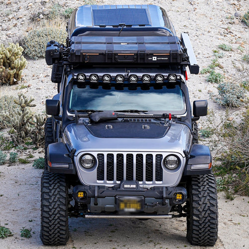 Jeep Gladiator, Gladiator Rubicon, Sport (2018-Present) Lensun 90W Hood Flexible Solar Panel