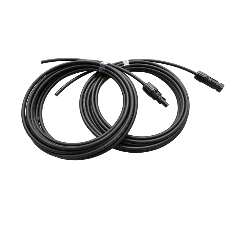 Load image into Gallery viewer, Two 5m 16ft Solar Cables + One Pair Branch Connectors Y 1 to 4
