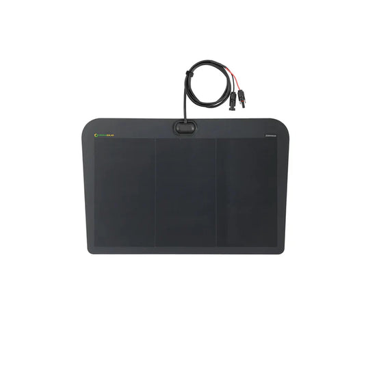 Land-Rover-Defender-110-Tweeked-Lensun-45W-Bonnet-Flexible-Solar-Panel-2