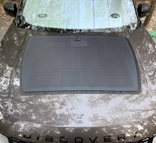 Solar Panel Led Rover Land Rover Discovery 3rd Gen Lensun 100W Hood Flexible Solar Panel ...