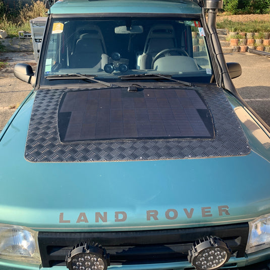 Land Rover Discovery Lensun 100W Bonnet Flexible Solar Panel – LensunSolar