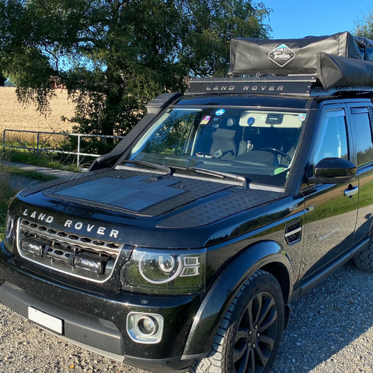Solar Panel Led Rover Land Rover Discovery Lensun 80W Bonnet Flexible Solar Panel – LensunSolar