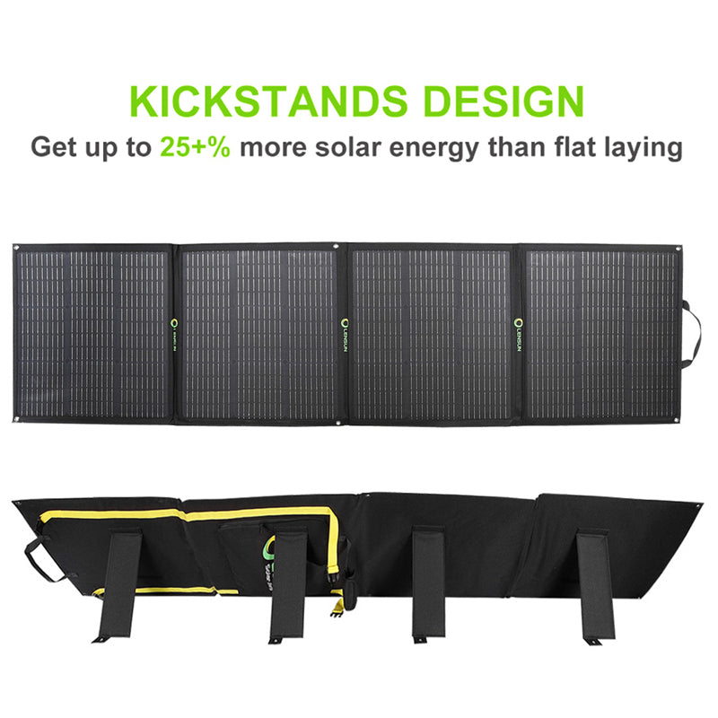 Chargez l&#39;image dans la visionneuse de la galerie, Lensun 200W Folding Solar Panel for Power Station 12V Battery
