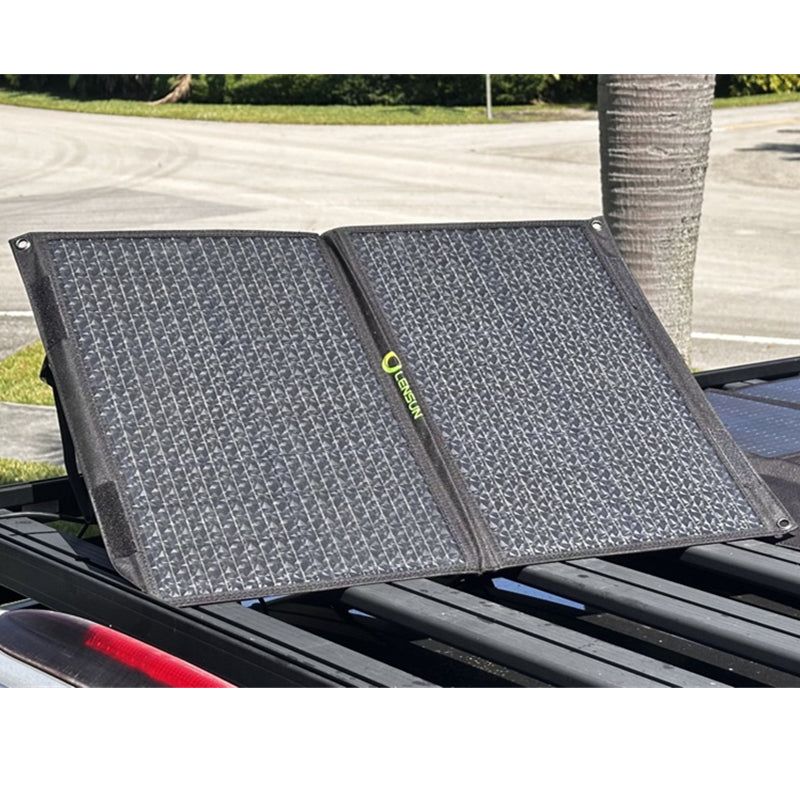 Chargez l&#39;image dans la visionneuse de la galerie, Lensun 70W Foldable Solar Panel for Battery Power Station
