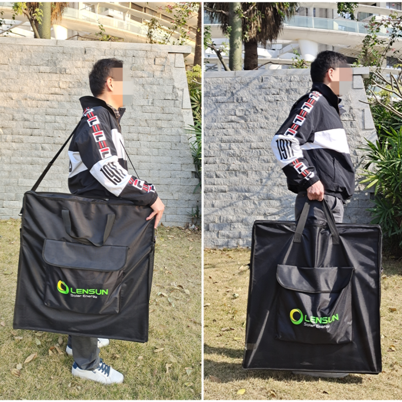 Load image into Gallery viewer, Lensun Innovative Waterproof 300W Foldable Solar Panel Suitcase
