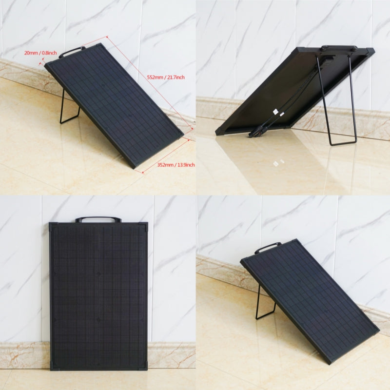 Load image into Gallery viewer, Lensun Innovative 30W Solar Panel with Aluminium frame and Kickstand
