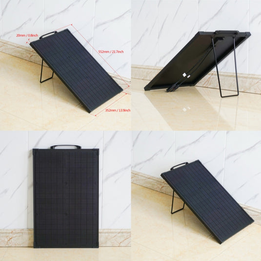 Lensun Innovative 30W Solar Panel with Aluminium frame and Kickstand