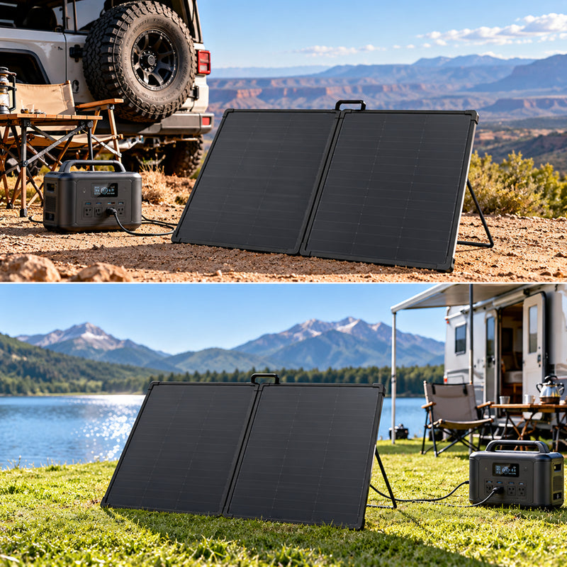 Load image into Gallery viewer, Lensun-Waterproof-200W-Portable-Solar-Panel-Suitcase-3
