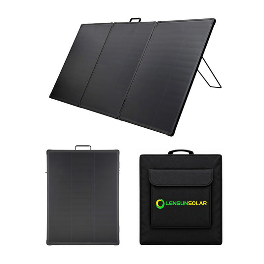 Lensun-Waterproof-300W-Portable-Solar-Panel-Suitcase