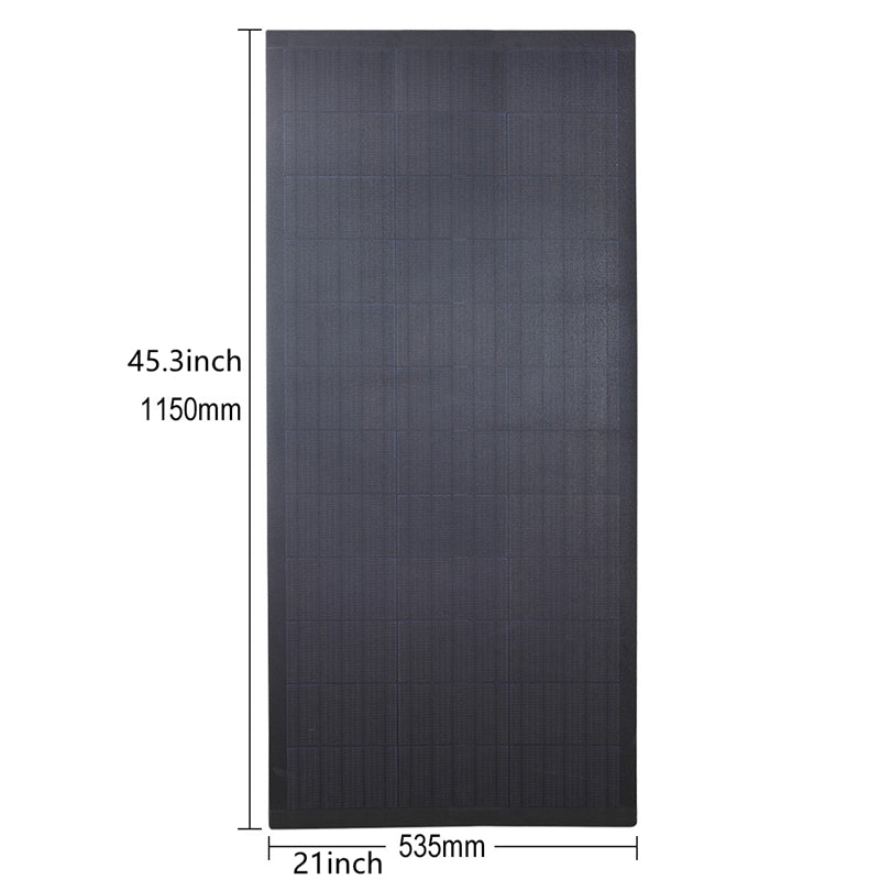 Chargez l&#39;image dans la visionneuse de la galerie, Panneau solaire flexible LensunSolar 100 W avec boîte de jonction arrière
