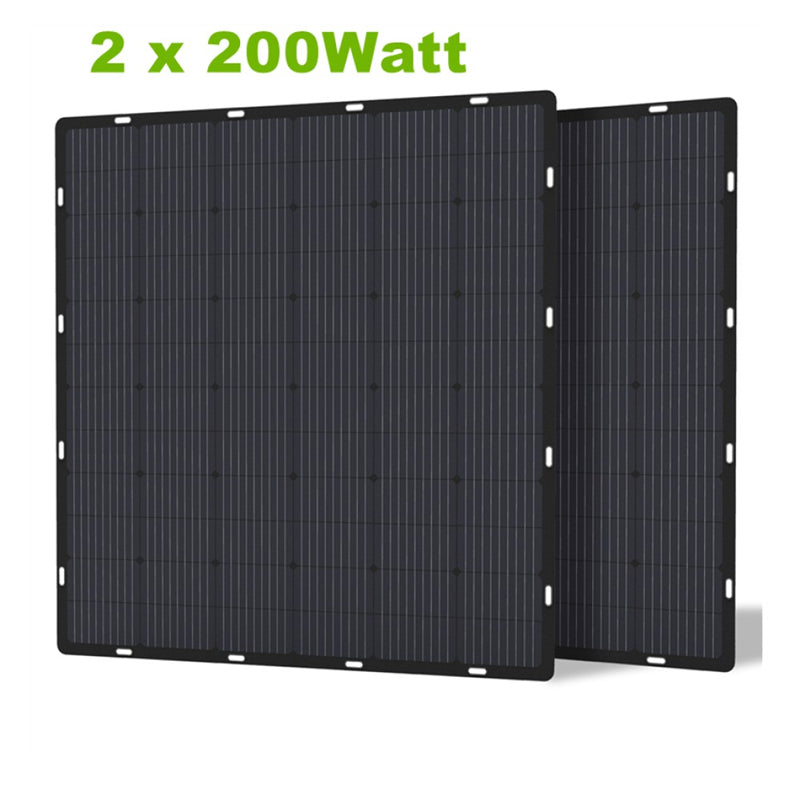 Chargez l&#39;image dans la visionneuse de la galerie, LensunSolar 400W(2x200W) Flexible Solar Panel
