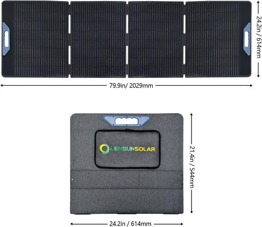 LensunSolar_200W_Waterproof_Foldable_Solar_Panel_1