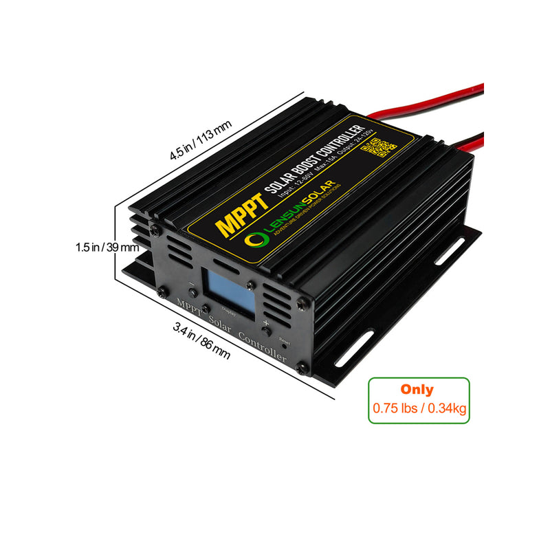 Load image into Gallery viewer, Lensun_Boost_Solar_Charge_Controller_24V_36V_48V_60V_72V_Battery_4_14934f1a-0c83-45d5-b45e-f3a3ccde2358
