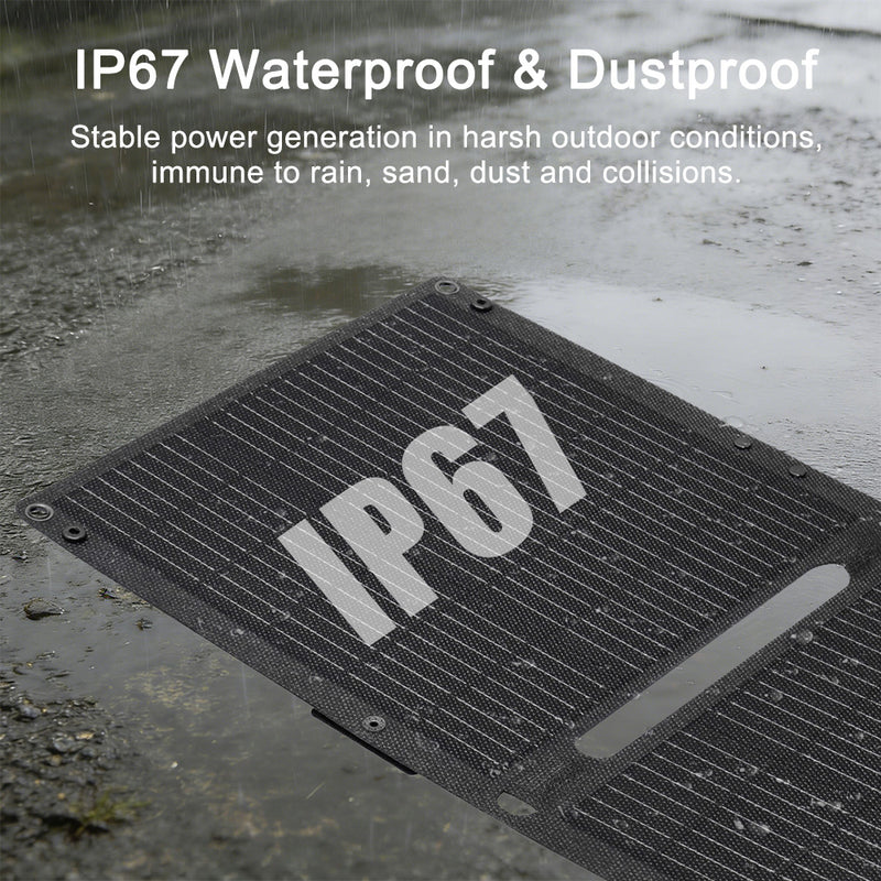 Load image into Gallery viewer, Lensunsolar 60W Waterproof Foldable Solar Panel

