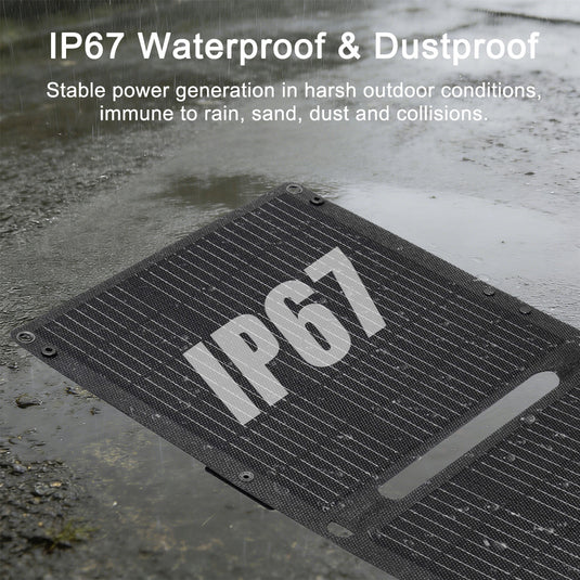 Lensunsolar 60W Waterproof Foldable Solar Panel