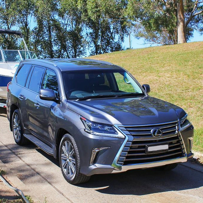 Load image into Gallery viewer, Lexus-LX570-Lensun-40W-Hood-Bonnet-Solar-Panel

