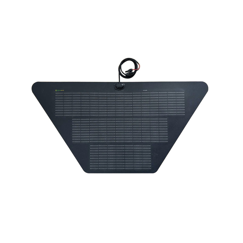 Load image into Gallery viewer, Load_Trail_14k_Dump_Trailer_Tapered_Storage_Box_Lensun_80W_12V_Flexible_Solar_Panel_1
