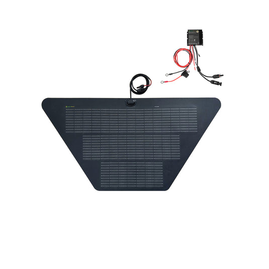 Load_Trail_14k_Dump_Trailer_Tapered_Storage_Box_Lensun_80W_12V_Flexible_Solar_Panel_3