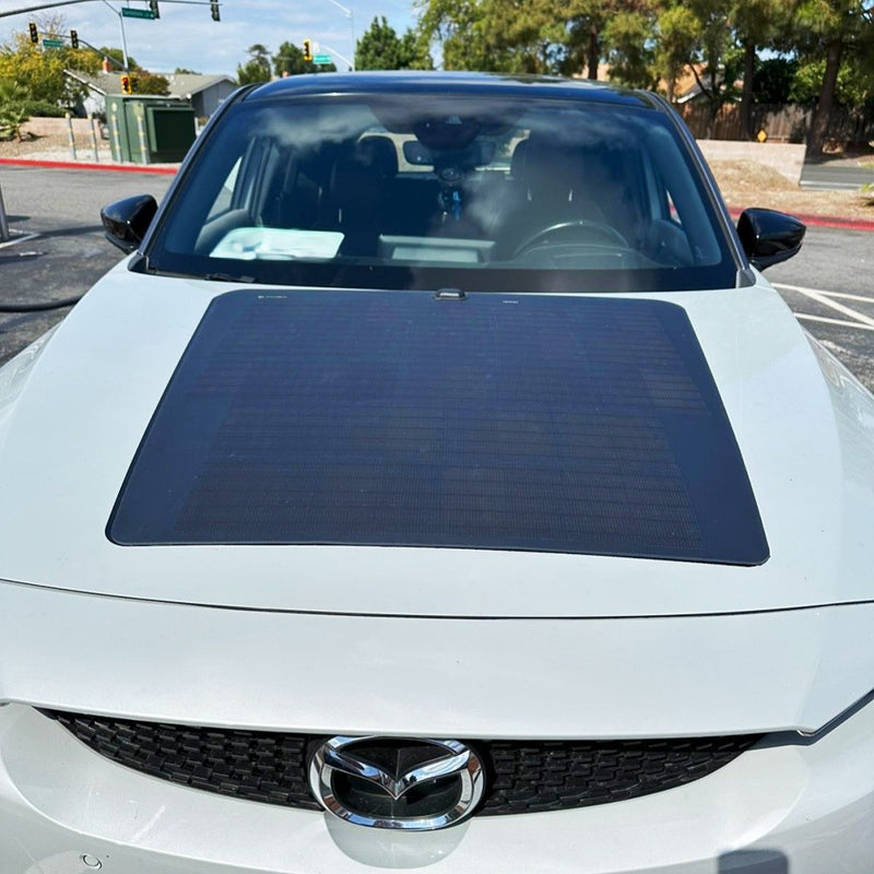 تحميل الصورة إلى عارض المعرض، لوحة شمسية مرنة Lensun 60W لغطاء المحرك/غطاء المحرك لسيارة Mazda CX-50 (2023 حتى الآن)
