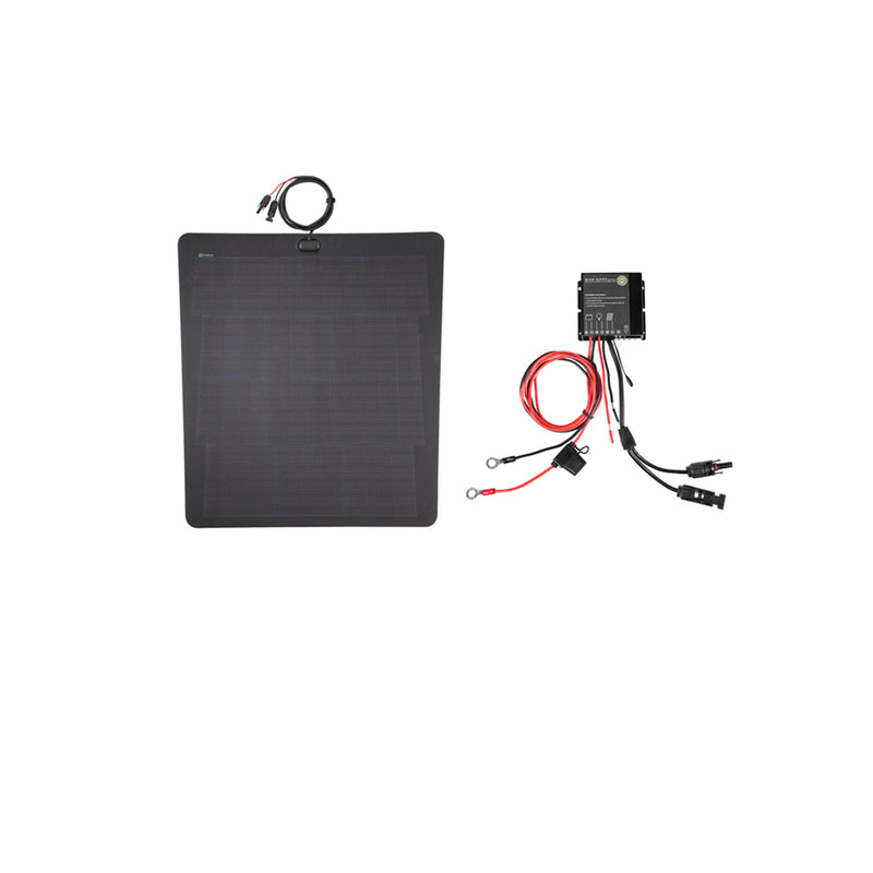 Load image into Gallery viewer, Nissan Navara Lensun 90W Hood Solar Panel with 10A Waterproof MPPT Solar Controller
