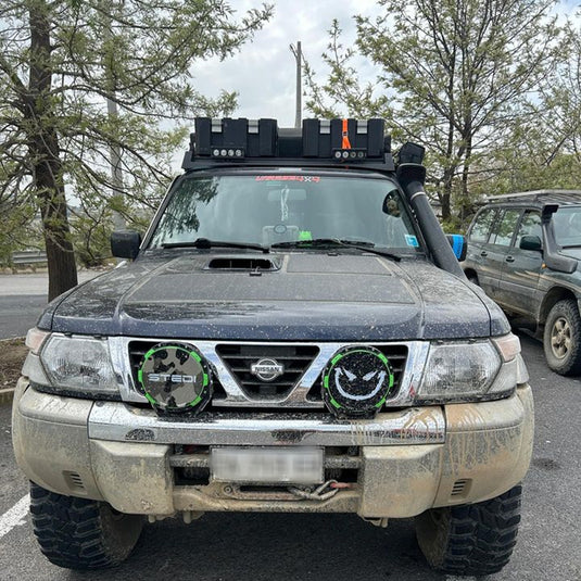 Pare-soleil Latéraux Pour Nissan Patrol GR Y61 (1997-2004) – Protection UV, Anti-chaleur – Noir