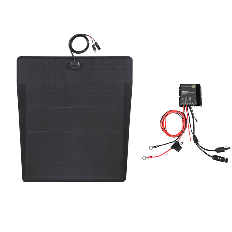 Laden Sie das Bild in Galerie -Viewer, Range Rover Classic (1970-1996) Lensun 100W 12V Hood/Bonnet Flexible Solar Panel
