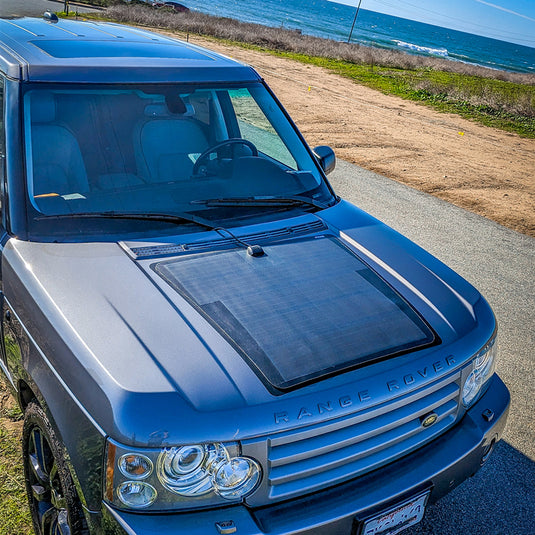 Ranger Rover L322 (2001-2012) Lensun 100W 12V Hood/Bonnet Flexible Solar Panel-2