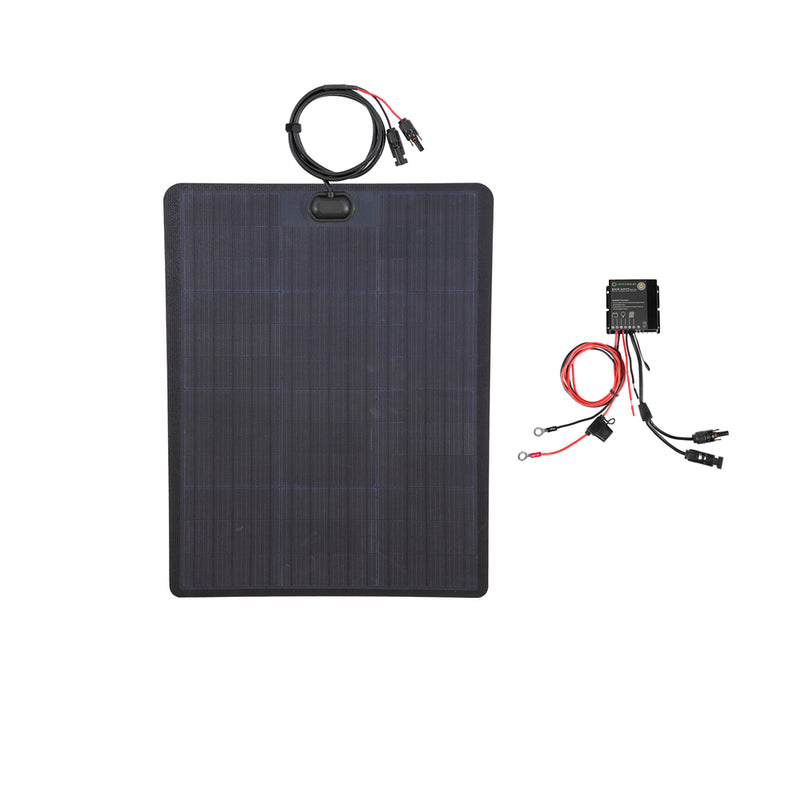 تحميل الصورة إلى عارض المعرض، لوحة شمسية مرنة لغطاء محرك السيارة/غطاء المحرك من فولكس فاجن T5 T6 من Lensun بقدرة 75 واط
