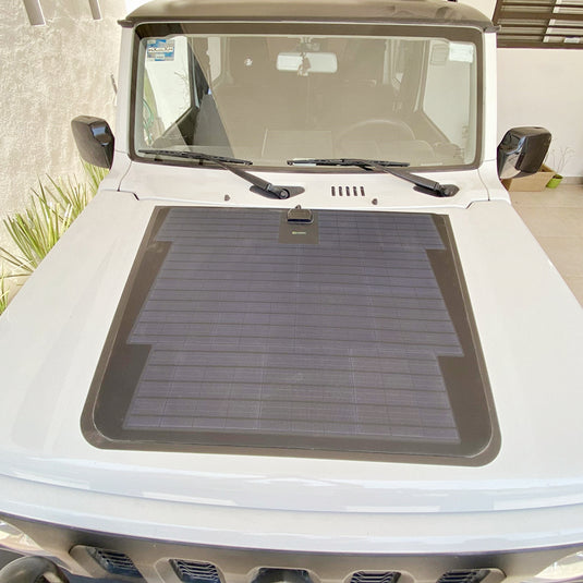 Suzuki Jimny 4th Gen(2018-present) Lensun 80W Hood/Bonnet Flexible Solar Panel-2