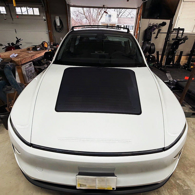 Load image into Gallery viewer, Tesla_Mode_Y_Lensun_90W_Hood_Bonnet_Solar_Panel_5
