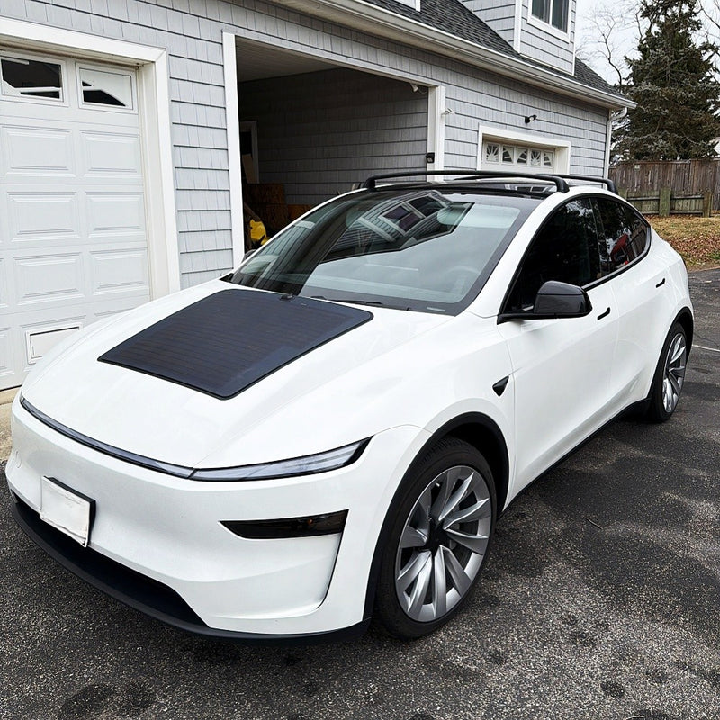 Load image into Gallery viewer, Tesla_Mode_Y_Lensun_90W_Hood_Bonnet_Solar_Panel_6
