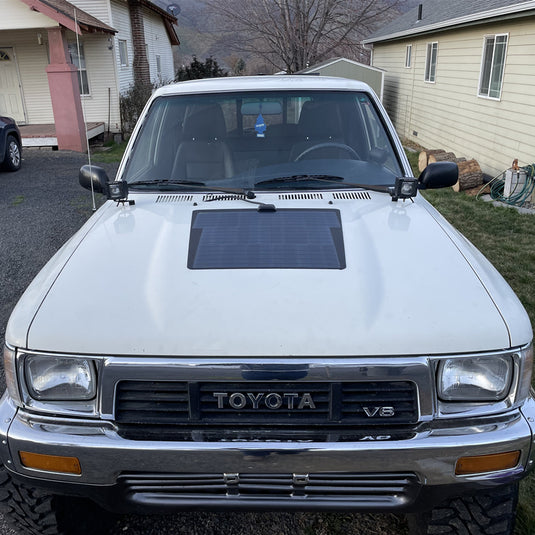 Toyota 4Runner 2nd Gen(1989-1995) Lensun 65W Hood Solar Panel