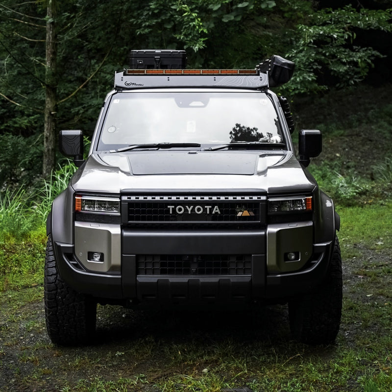 Load image into Gallery viewer, Toyota-Land-Cruiser-LC250-Lensun_-115W-Hood-Flexible-Solar-Panel-1-1
