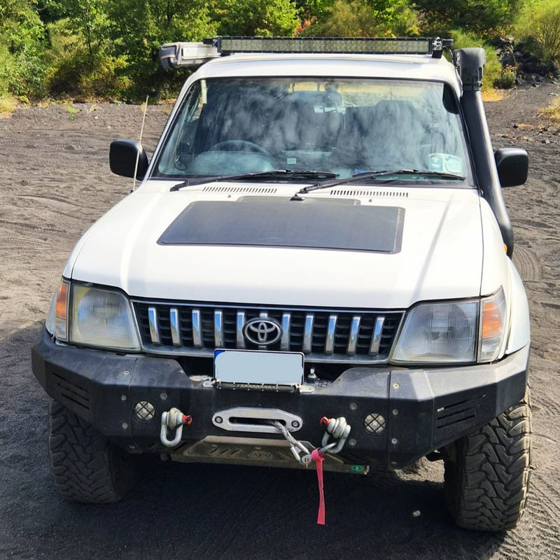 تحميل الصورة إلى عارض المعرض، Toyota-Land-Cruiser-Prado-KZJ95-Lensun-95W-Bonnet-Solar-Panel-4
