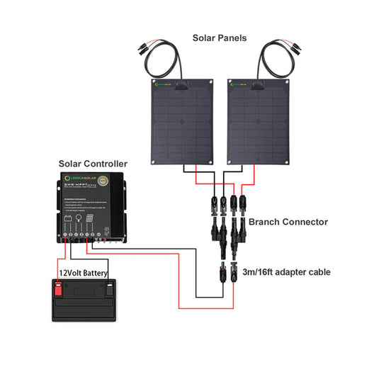 Toyota-Land-Crusier-bj45-Lensun-70W-Bonnet-Solar-Panel-2