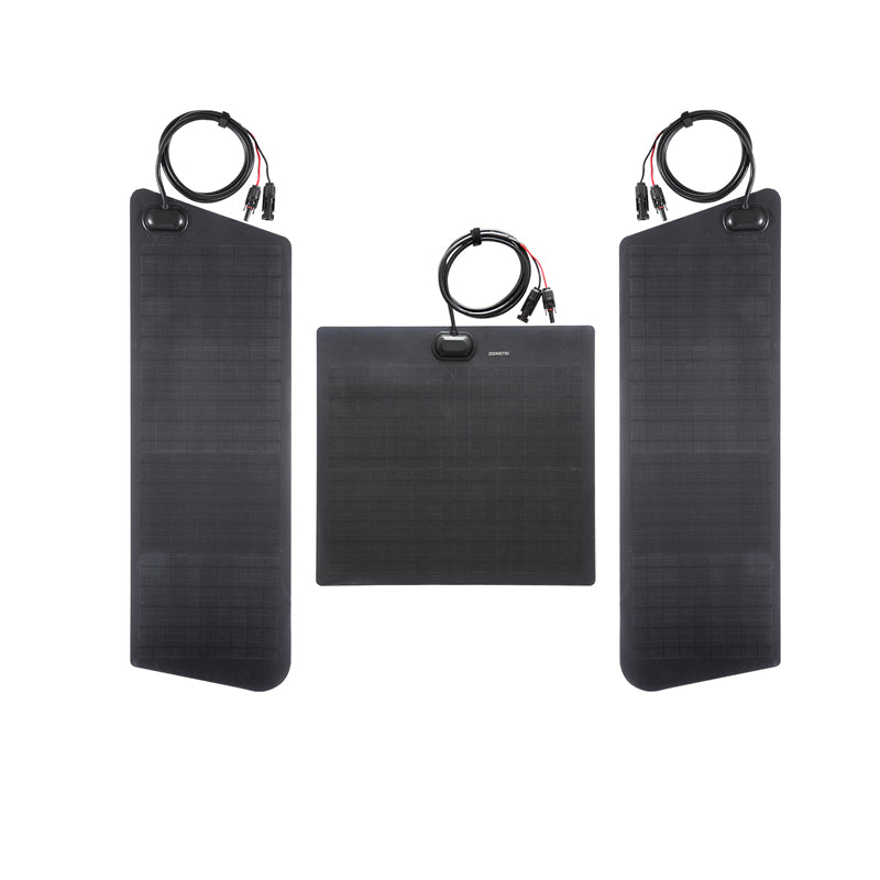 Load image into Gallery viewer, Toyota 4Runner 4th&amp;5th Gen (2003-2022) with Scoop Lensun 80W Hood Flexible Solar Panel-5
