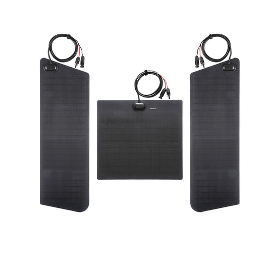 Toyota 4Runner 4th&5th Gen (2003-2022) with Scoop Lensun 80W Hood Flexible Solar Panel-5