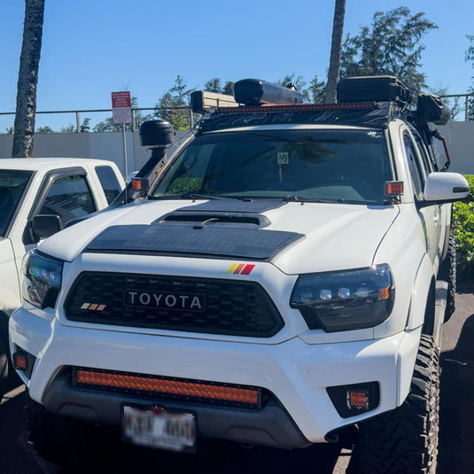 Toyota Tacoma Sport 2nd Gen (2005-2015) Lensun 60W(25W+35) 12V Hood Flexible Solar Panel-2