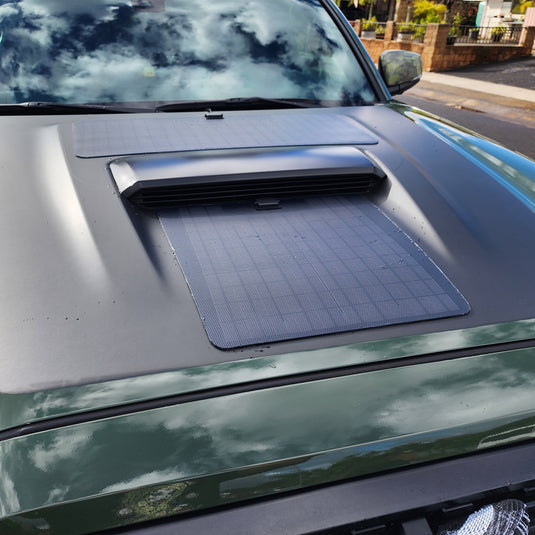 Toyota Tacoma Sport 3rd Gen (2016-present) Lensun 50W (20W+30W) Hood Flexible Solar Panel