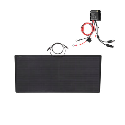 Toyota Voxy Van 3rd Lensun 105W Hood Flexible Solar Panel – LensunSolar