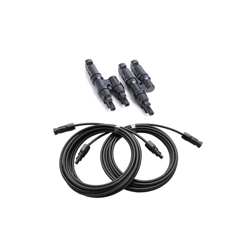 Load image into Gallery viewer, Two-5m-16ft-Solar-Cables-One-Pair-1F2M-1M2F-Connectors
