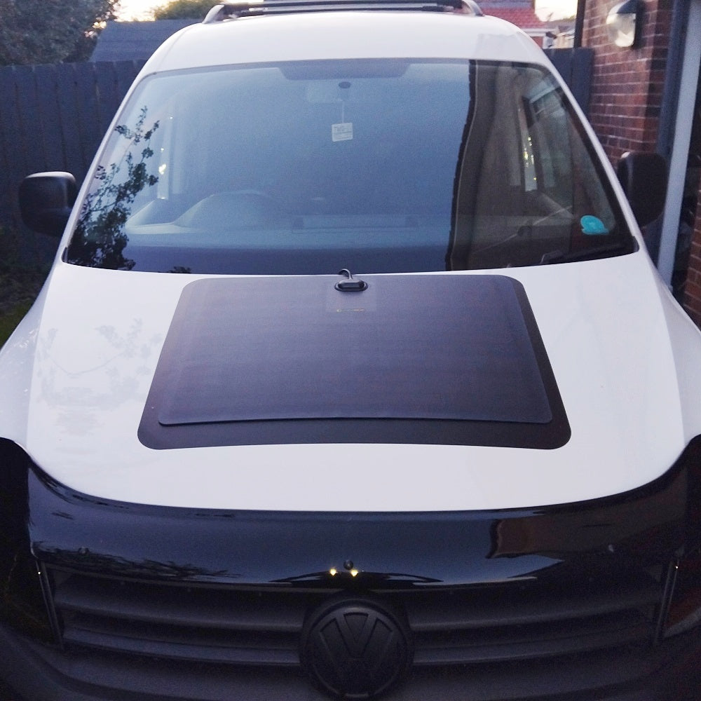 VW Caddy Camper Lensun 60W Bonnet Flexible Solar Panel – LensunSolar